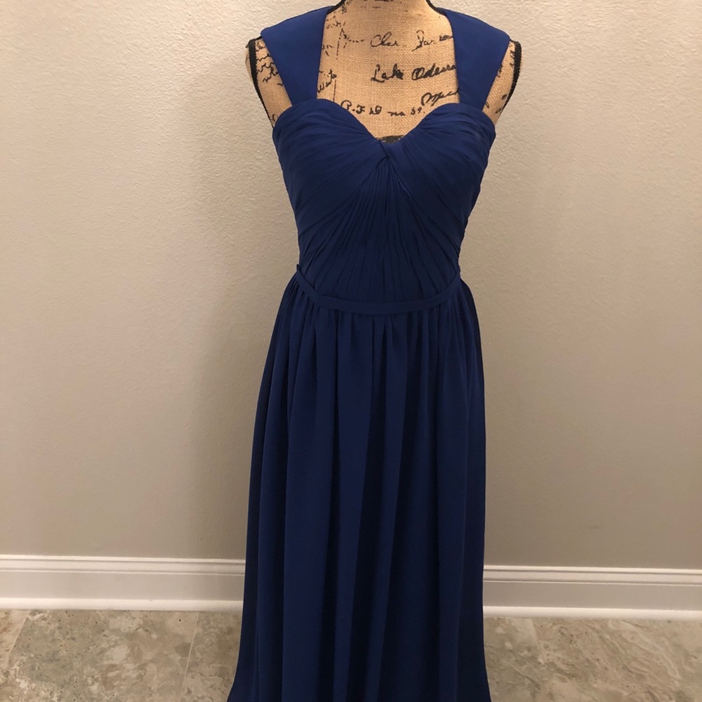 Royal blue dress